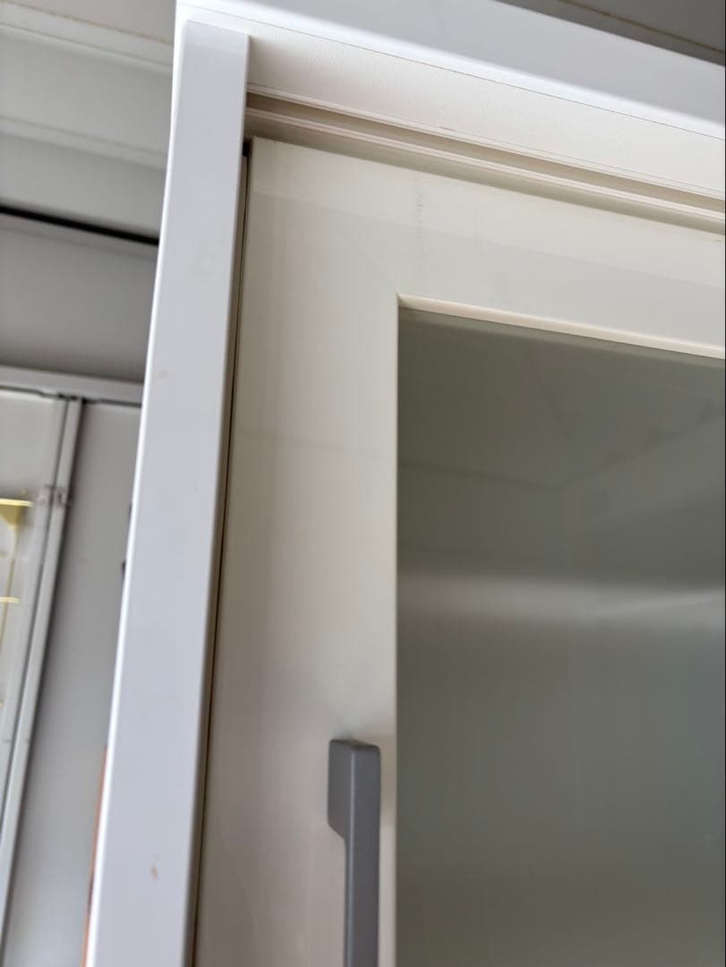 【送料込み】キッチンボード　レジューム　90TG-S WH　食器棚　ニトリ