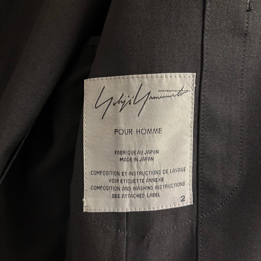 Yohji Yamamoto POUR HOMME 4Bテーラードジャケット