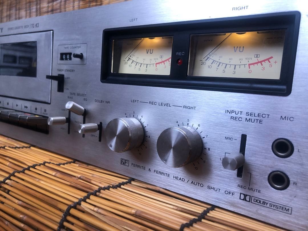 SONY TC-K3 カセットデッキ　修理済 完動品