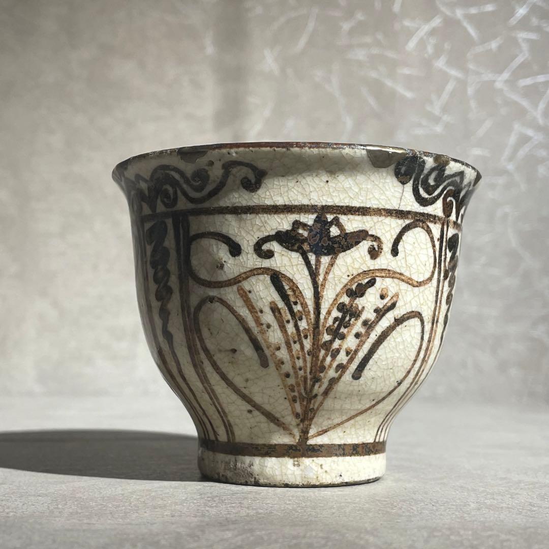 江戸時代後期 絵瀬戸向付 復興織部 再興織部 鉄絵向付 瀬戸焼 美濃焼 古瀬戸