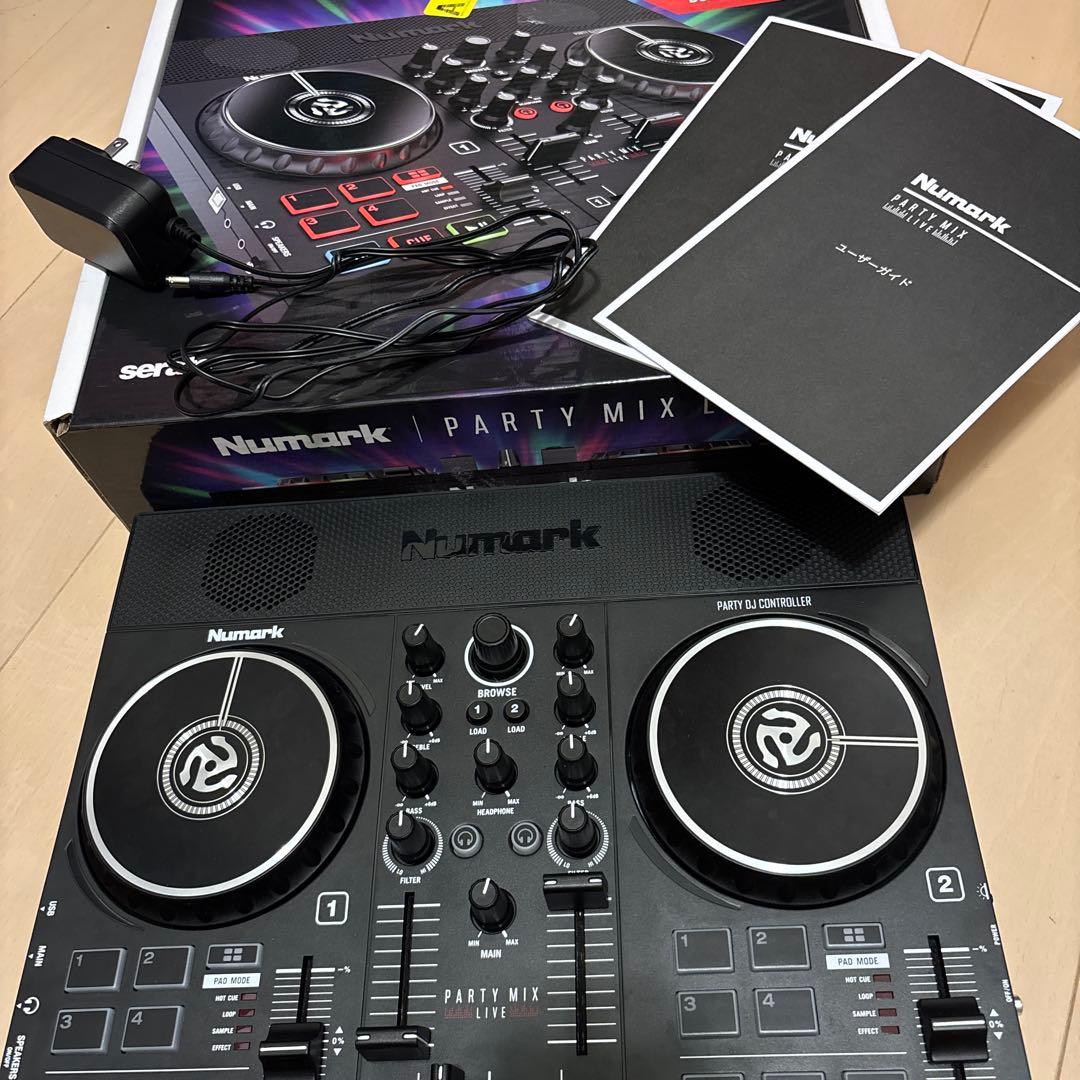 Numark PARTY MIX LIVE付属品あり。箱あり。