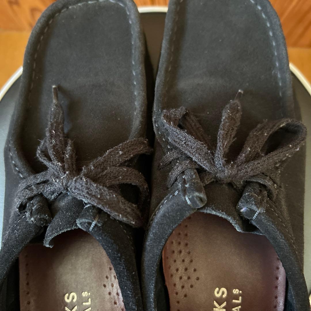 CLARKS WALLABEE クラークス ワラビー ブラック　comoli