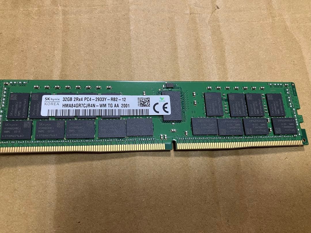 SK hynix 32GB DDR4 PC4-2933Y メモリー
