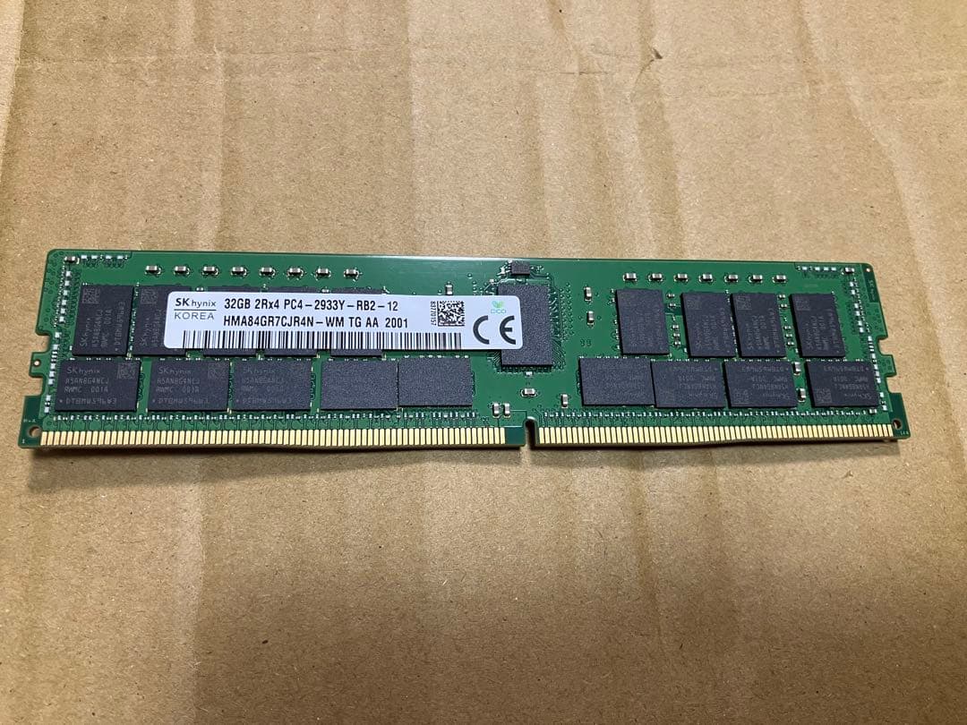 SK hynix 32GB DDR4 PC4-2933Y メモリー