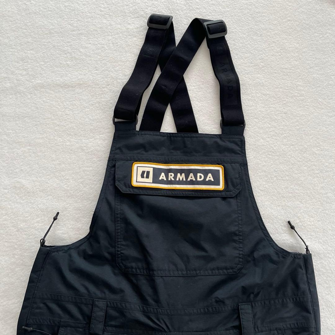 ARMADA アルマダ スキー・スノーボードウェア ビブパンツ Mサイズ 黒