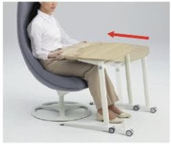 パーソナル テーブル ライブス ノート PC テレワーク シェアオフィス カフェ