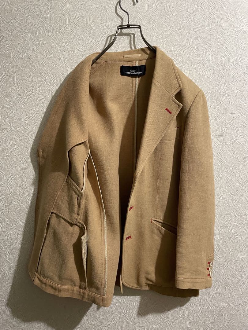 COMME des GARCONS コットン リネン テーラード ジャケット