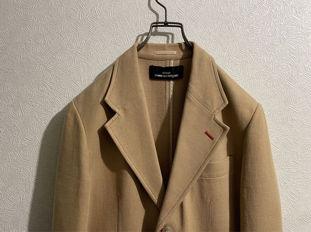 COMME des GARCONS コットン リネン テーラード ジャケット