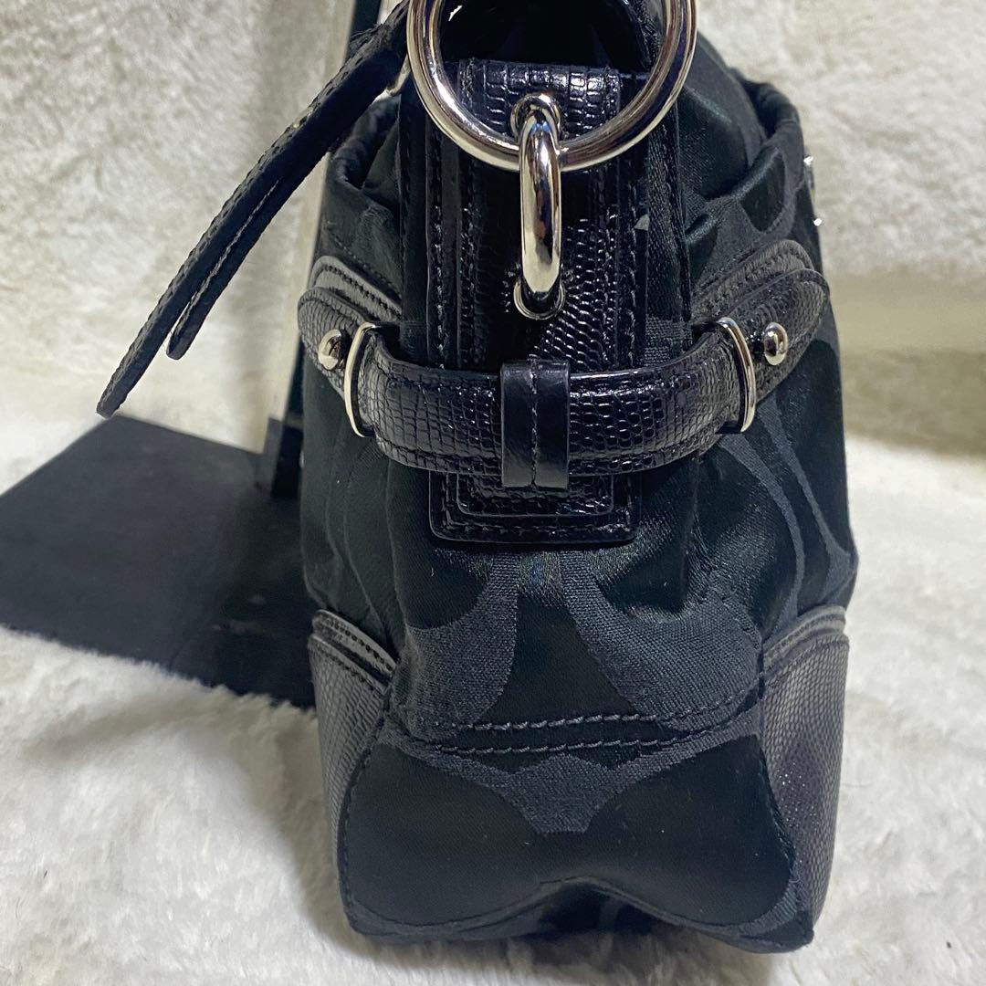 【美品】コーチ　COACH ワンショルダー　シグネチャー　キャンバス　バッグ