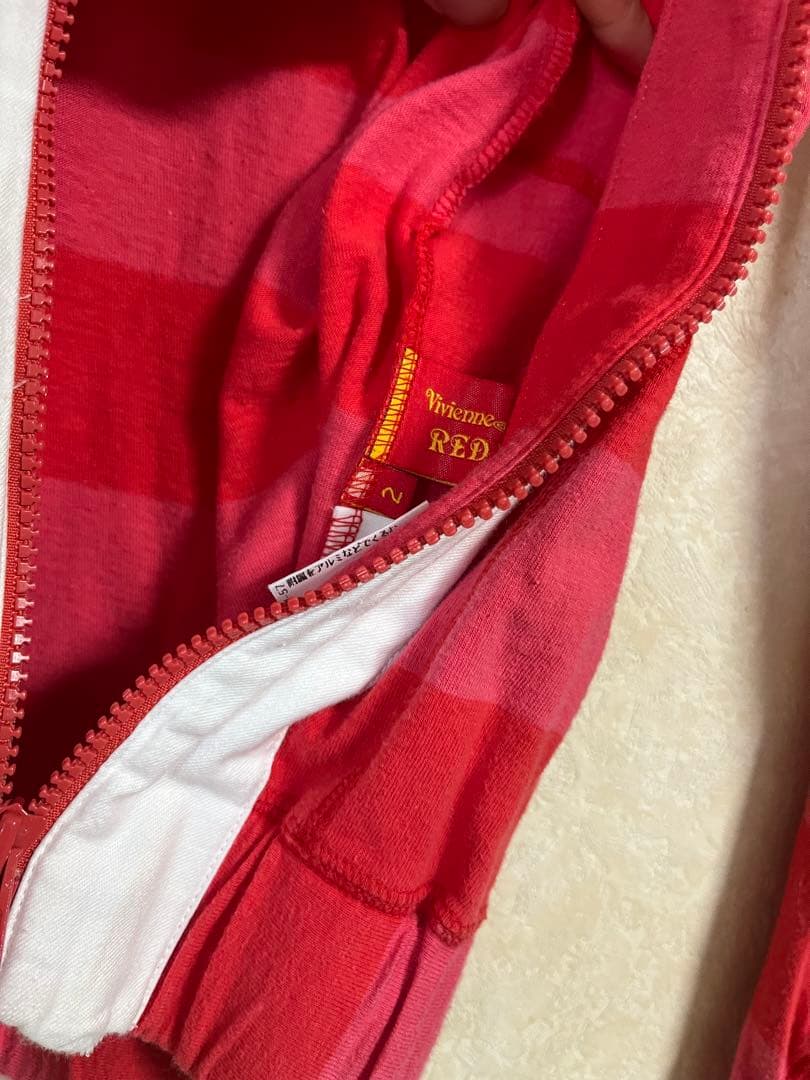 ヴィヴィアン　ボーダー　変形パーカー