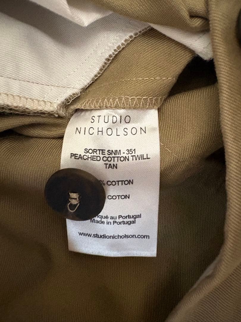 STUDIO NICHOLSON SORTE ボリュームパンツ