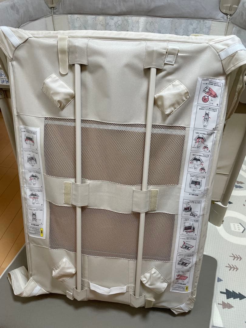 【アップリカ】ベビーベッド　ココネルエアープラス　ベージュ