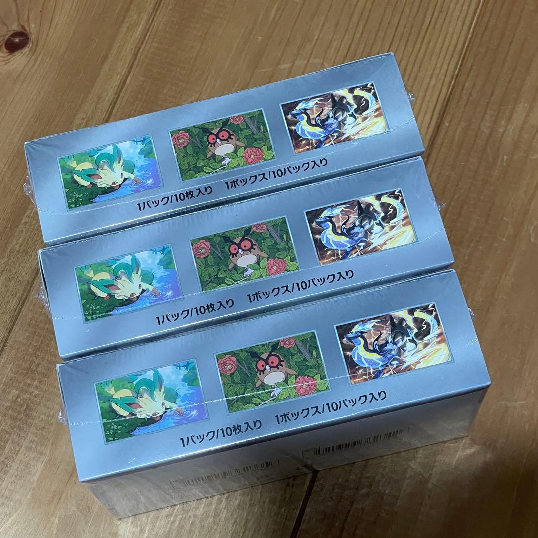 ポケモンカードゲーム　テラスタルフェスex シュリンク付き3ボックス