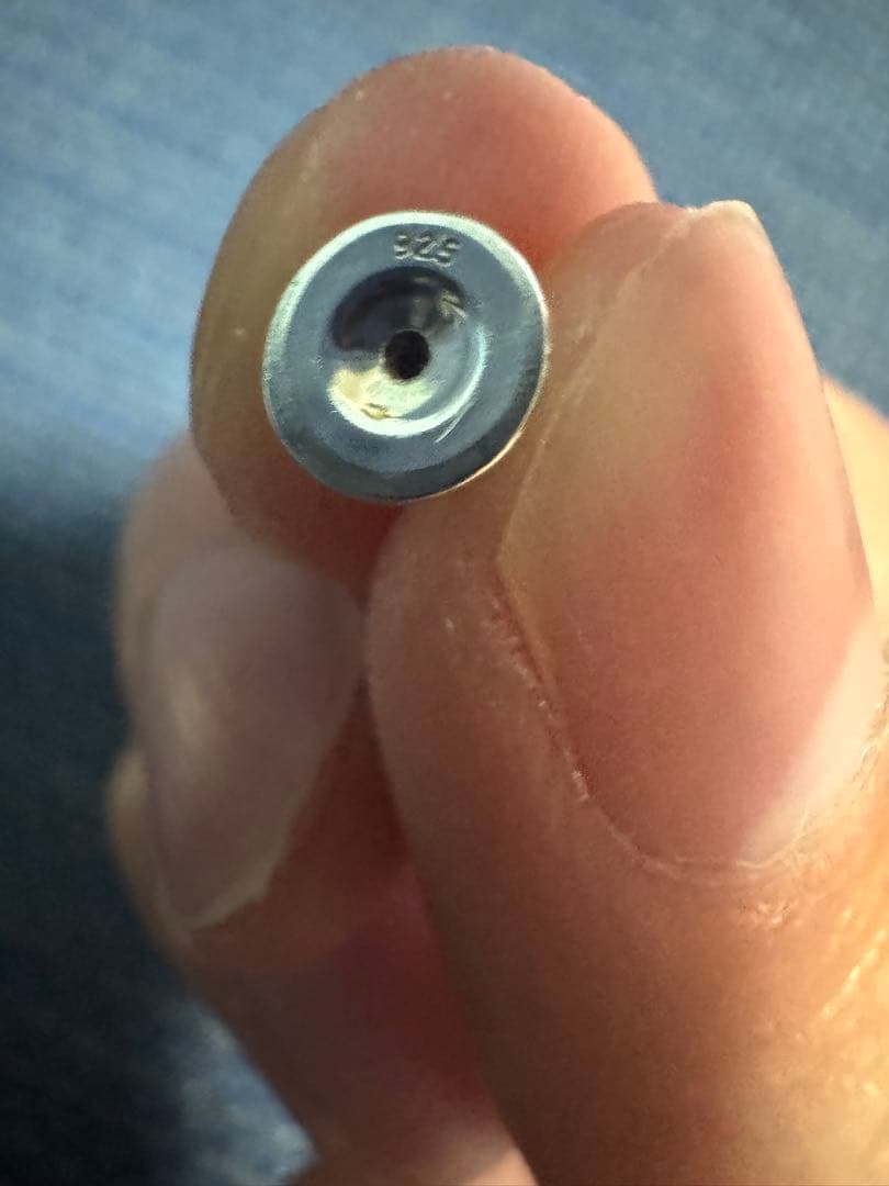 クロムハーツ プレーンフープシルバーピアス2個