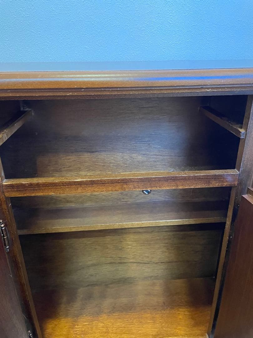 イタリア製 西洋 アンティーク家具 コンソール キャビネット 飾り棚