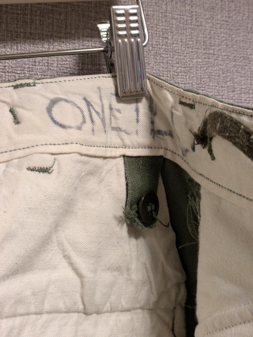 M-51 実物 US ARMY アメリカ軍 フィールドカーゴパンツ S-R
