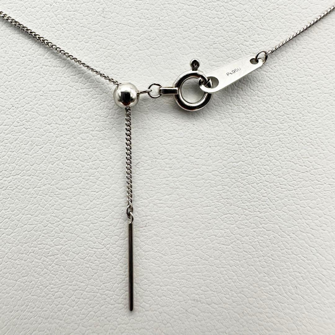 Pt950 0.21喜平2DC 45cmネックレス　スライドピン仕様
