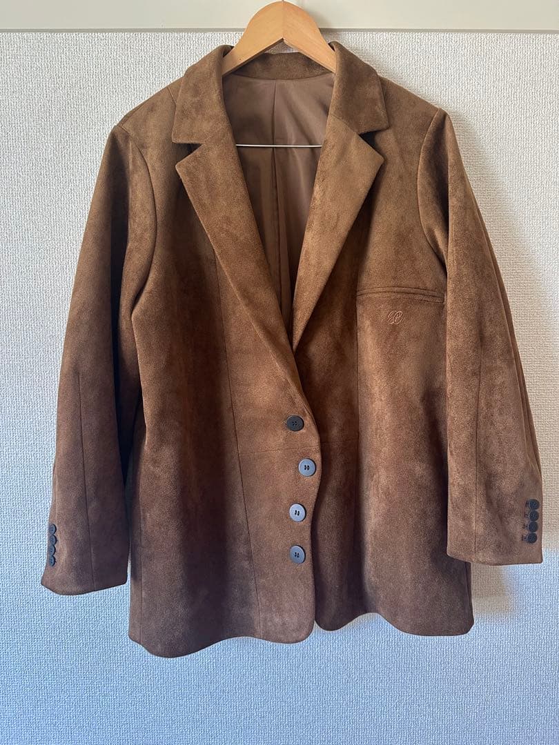 Eaphi CLASSIC WAVE JACKET ー FAUX SUEDE