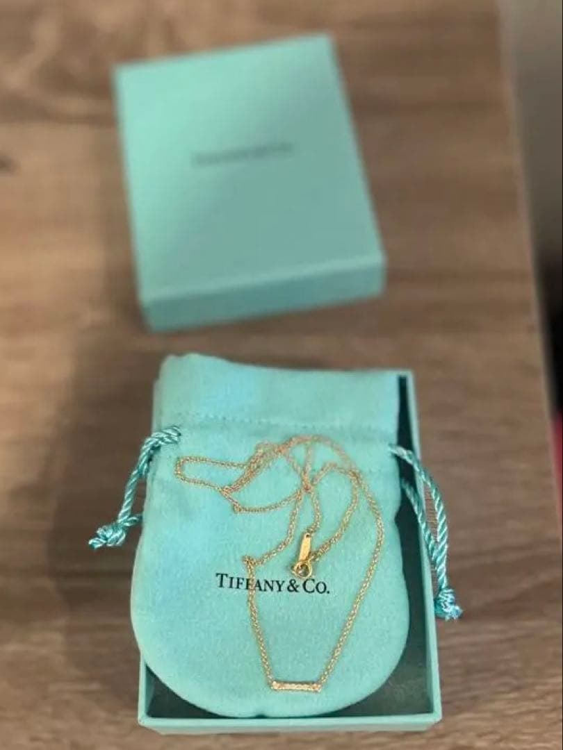 【美品】ティファニー フルールドリス キーバー ペンダントネックレス K18