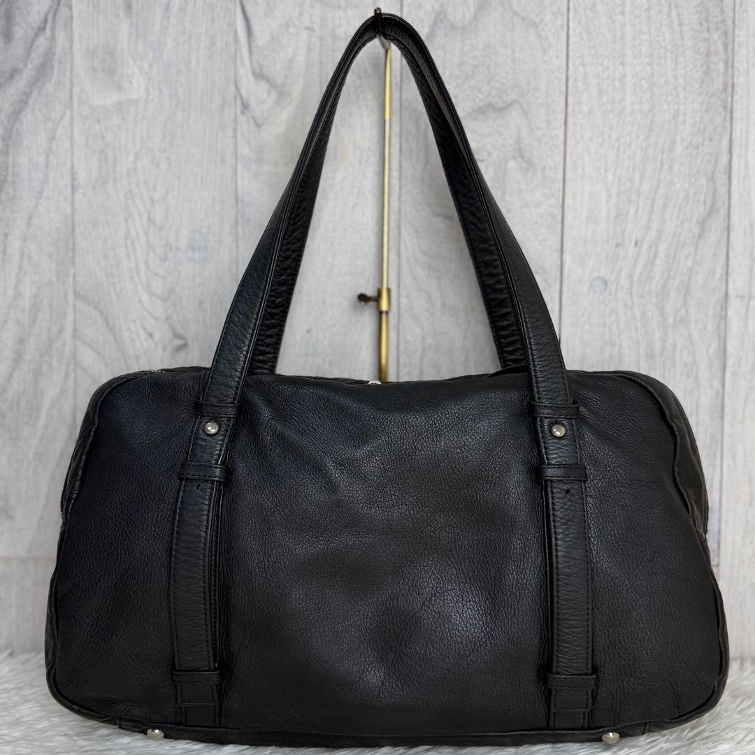 YOHJI YAMAMOTO ヨウジ ヤマモト レザー ベルト ショルダーバッグ