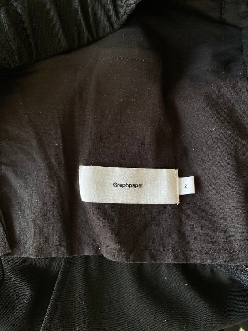 パンツ Scale Off Wool Wide Tapered Chef Pants