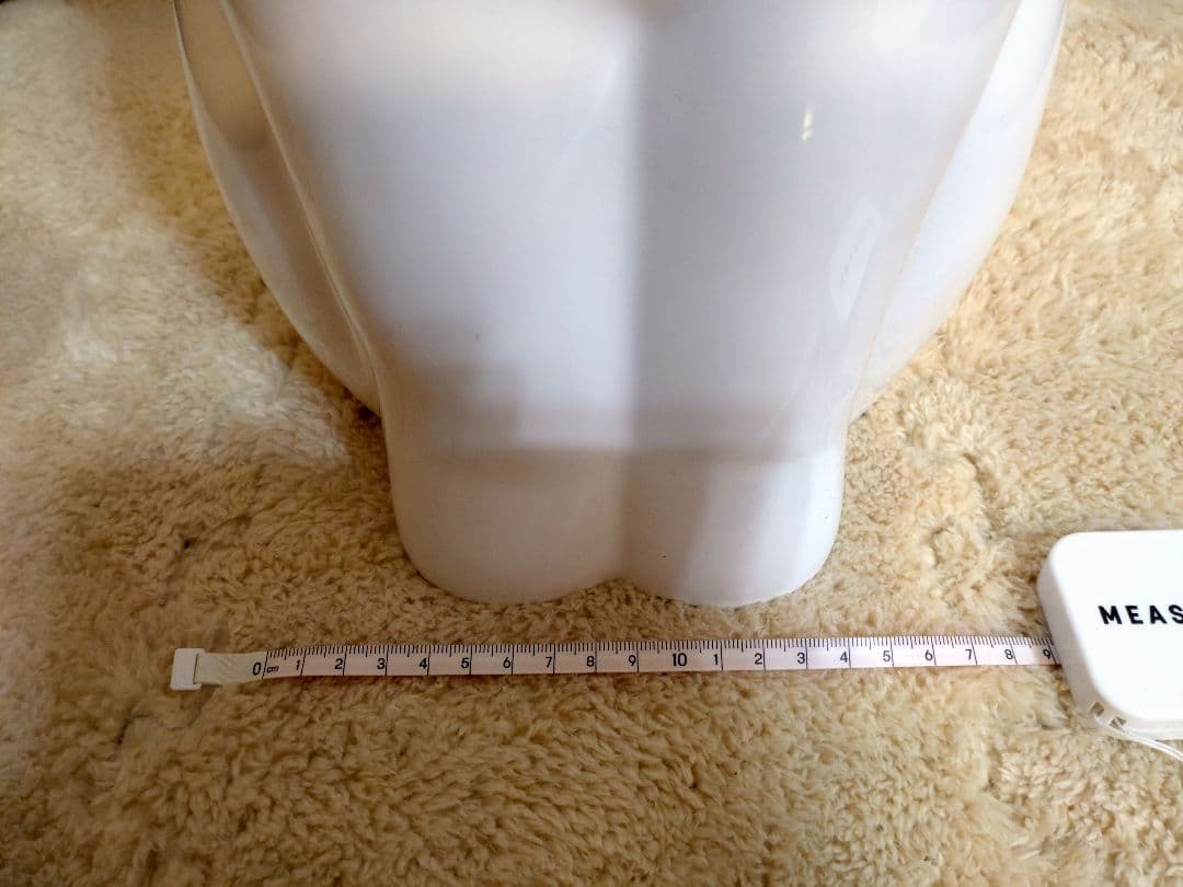 ❣ポルトガル製【可愛い猫型傘立て】陶器 白系