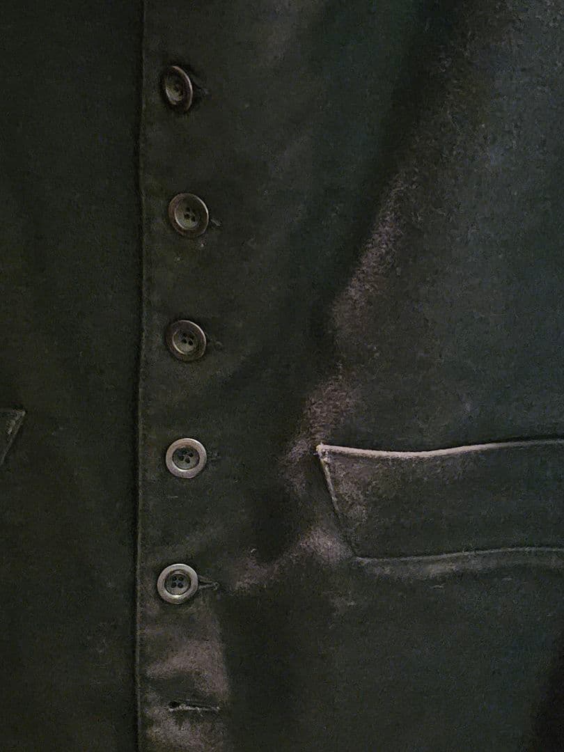 アナトミカ　ドルマンジャケット　1 S ブラックモールスキン　OUTIL