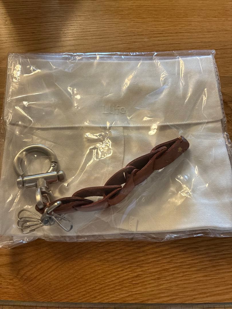 【新品未使用】再度お値下げ！リドムLlife LEATHER KEY CHAIN