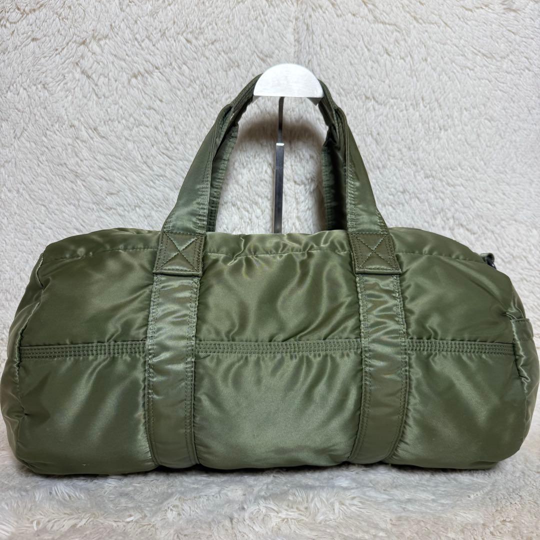 美品　PORTER　ポーター　タンカー　ダッフル　ドラムバッグ　セージグリーン