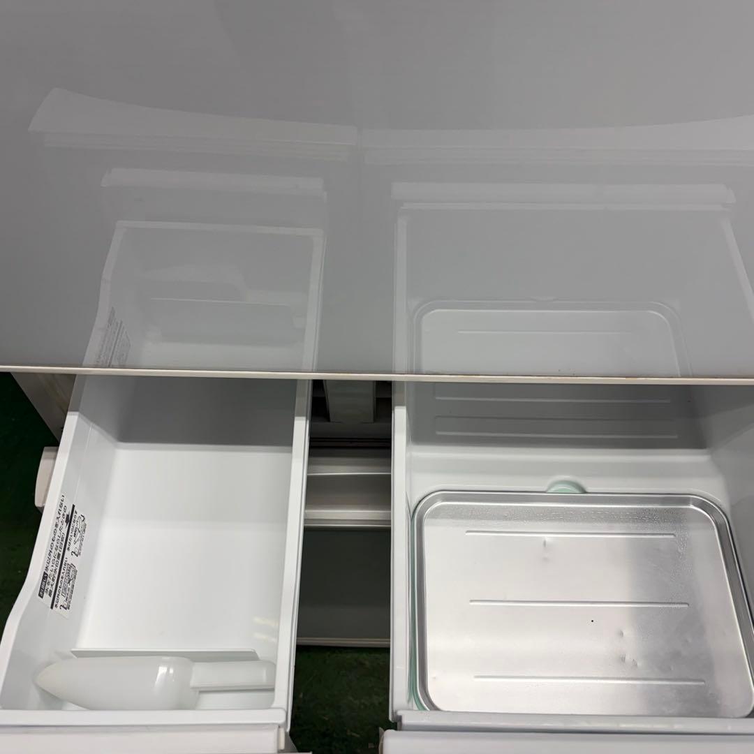 699 鏡面　ガラストップ　冷蔵庫　大型　400L強　自動製氷機　5ドア　格安