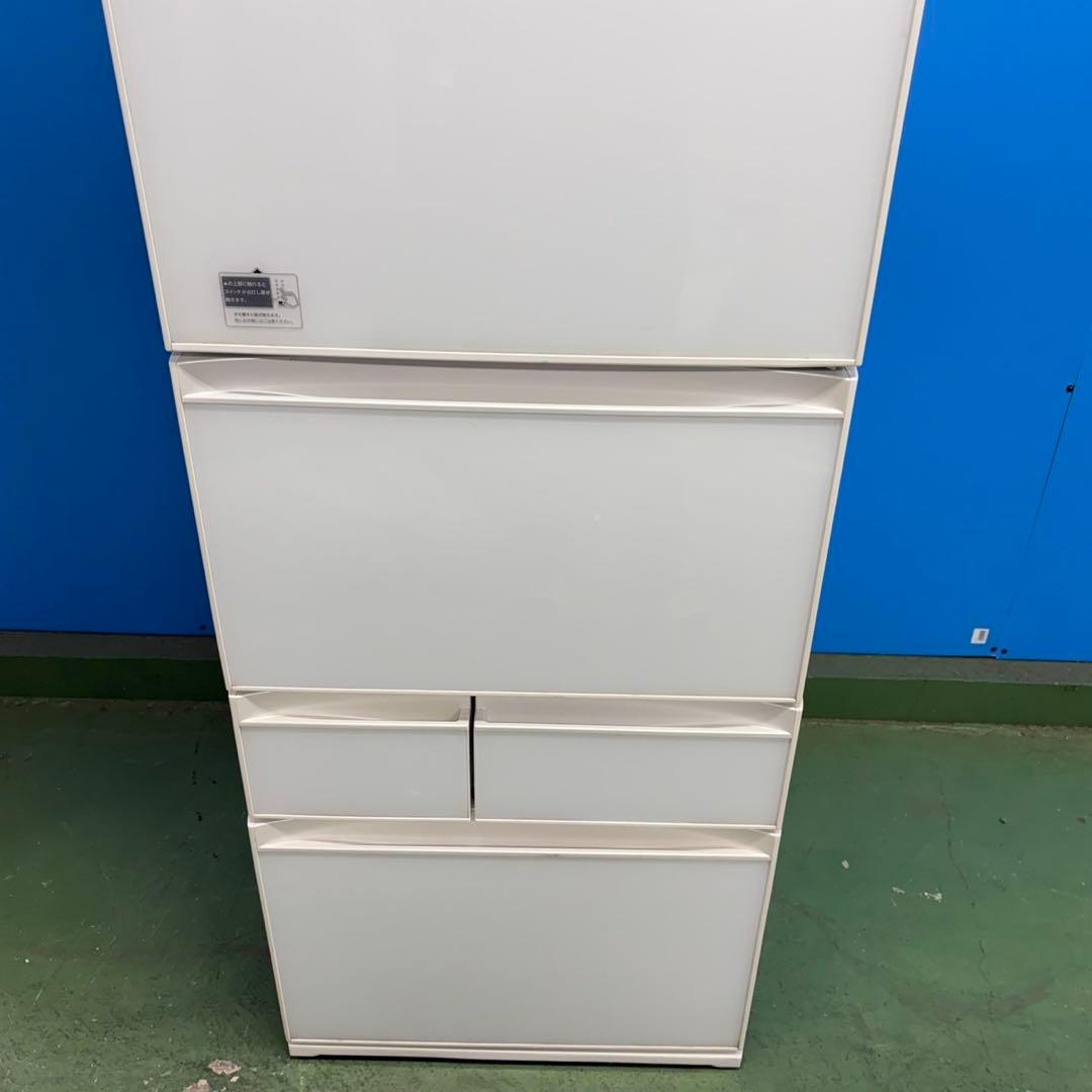 699 鏡面　ガラストップ　冷蔵庫　大型　400L強　自動製氷機　5ドア　格安