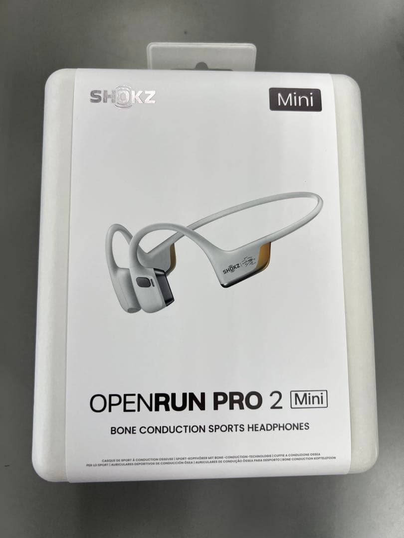 【未開封】SHOKZ OPEN PRO 2 mini ホワイト 骨伝導イヤホン