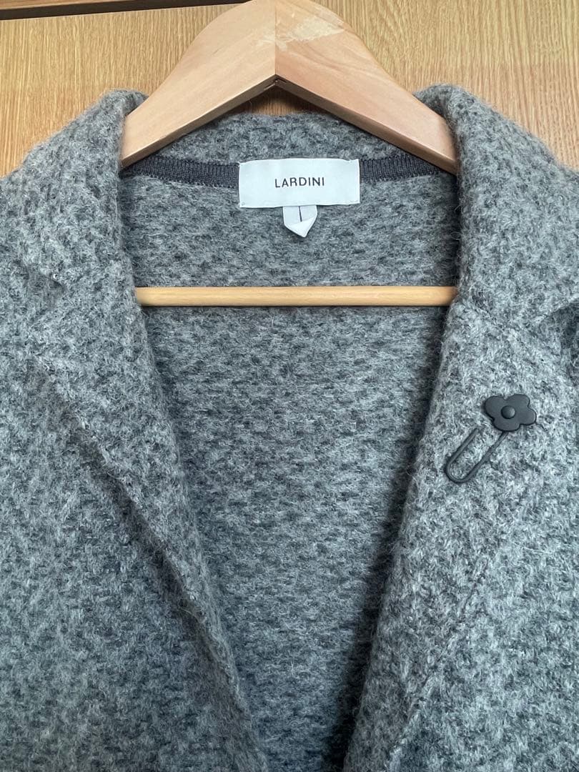 LARDINI ロゴチャーム 2B テーラードジャケット