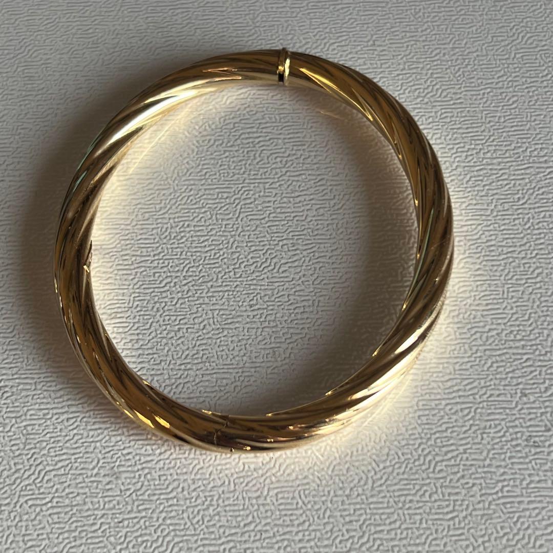 ウノアエレ　750 地金　バングル　腕周り18cm