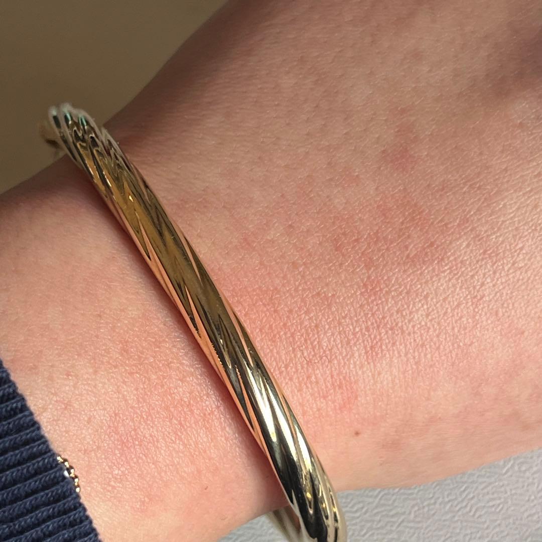 ウノアエレ　750 地金　バングル　腕周り18cm