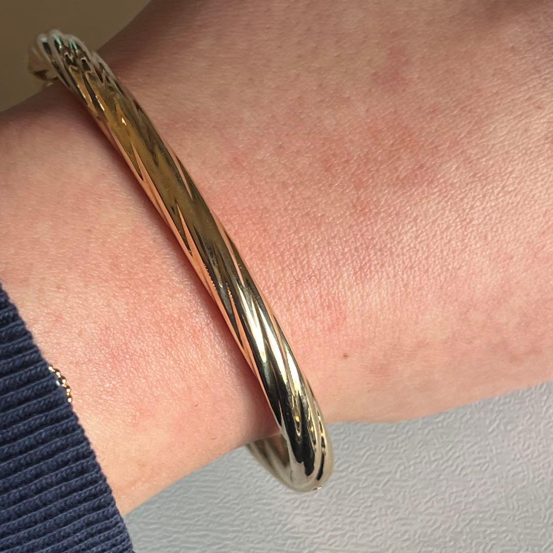 ウノアエレ　750 地金　バングル　腕周り18cm
