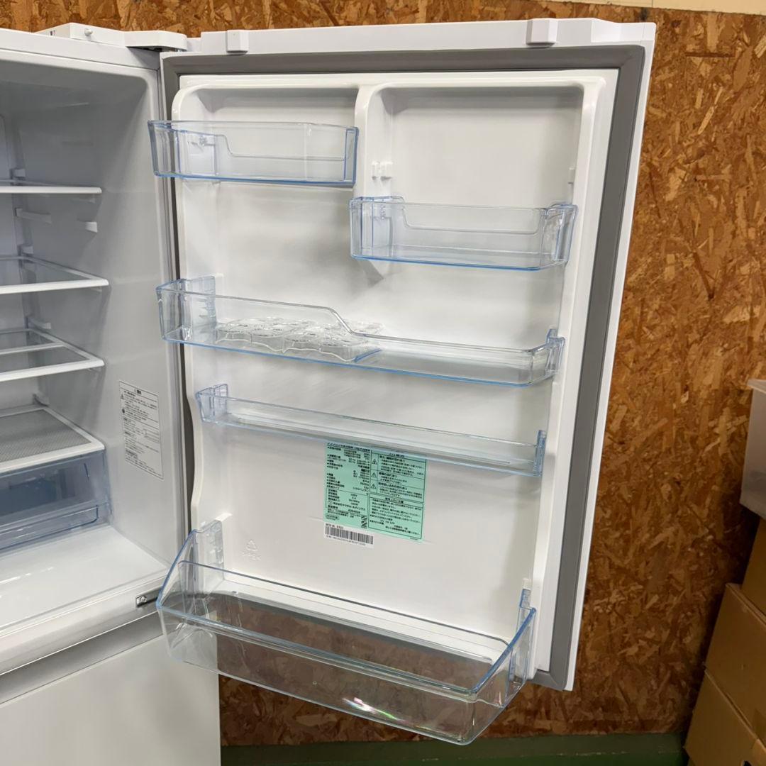 329 関東配送　大型冷蔵庫　右開き　自動製氷機付　極美品　400L弱　鏡面