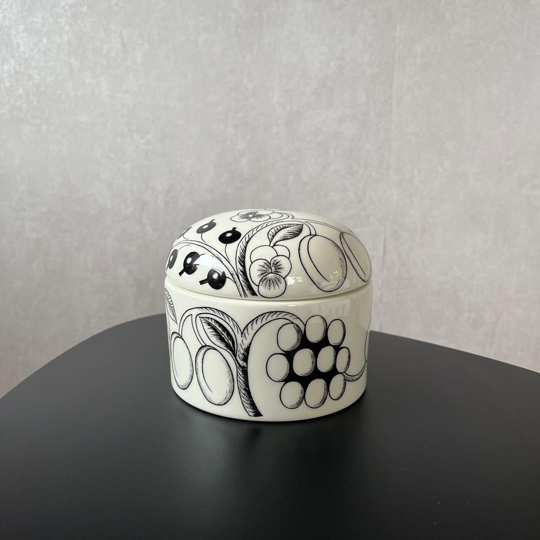 アラビア パラティッシ ジャー0.43L 蓋付 ブラック