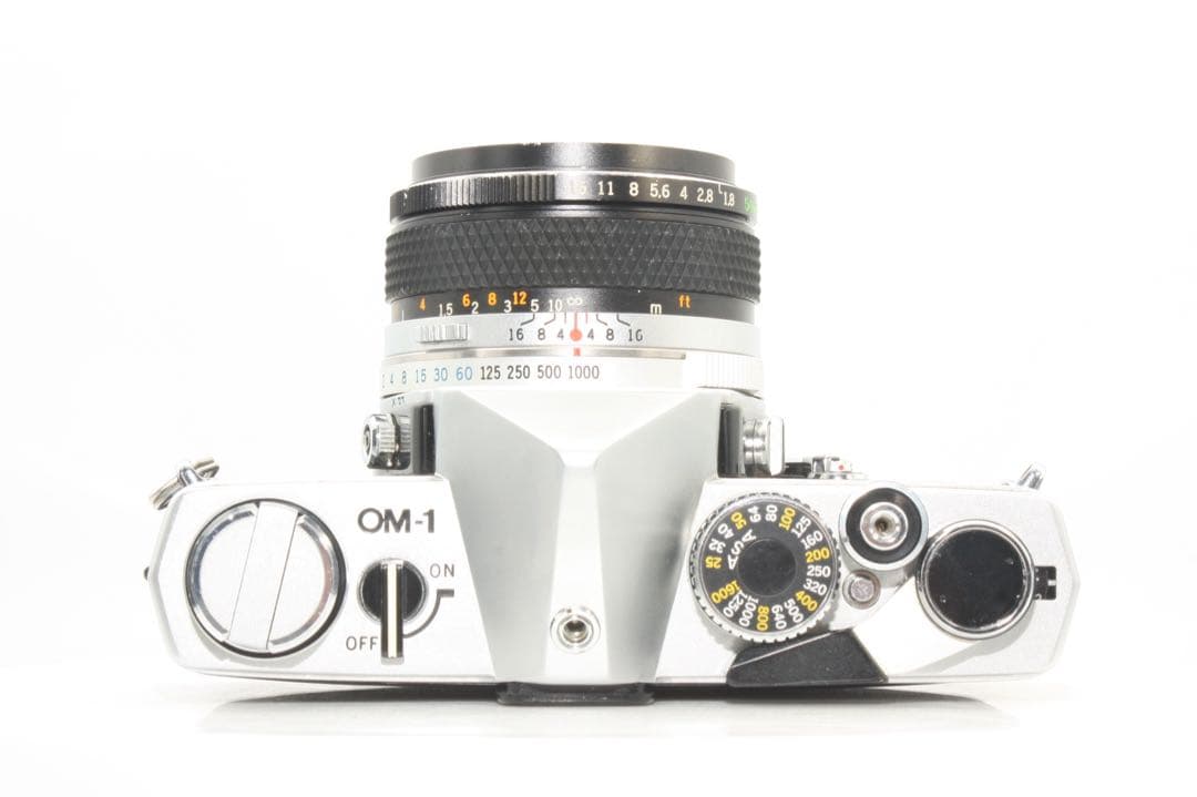 整備品　OLYMPUS OM-1 フィルムカメラ 50mm f1.8 レンズ付き