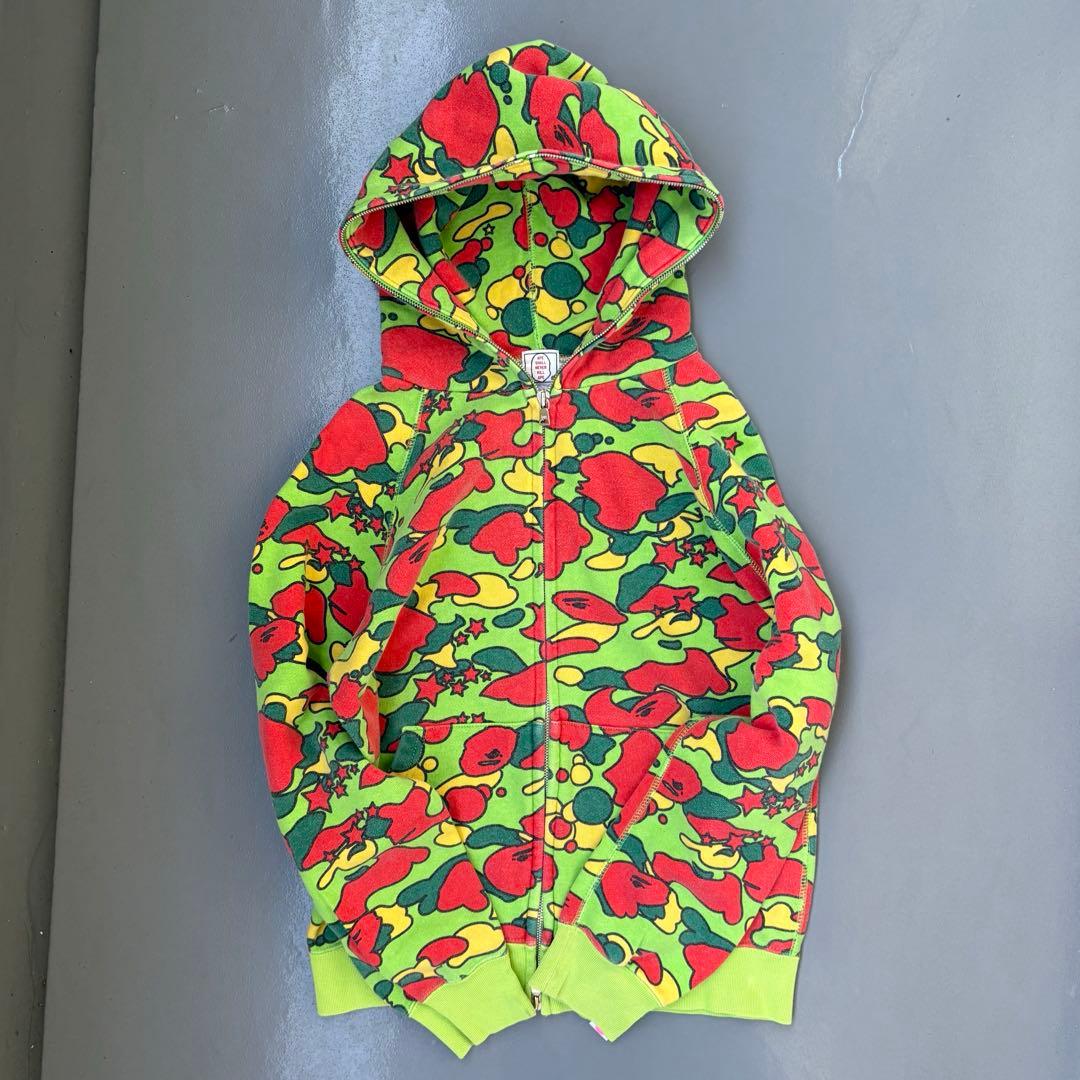 限定カラーBATHING APE PSYCHE CAMO シャーク フーディー