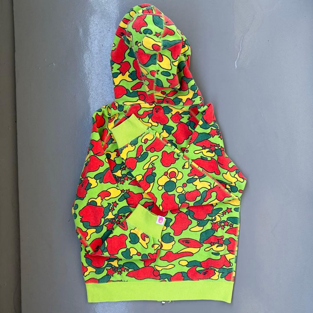 限定カラーBATHING APE PSYCHE CAMO シャーク フーディー