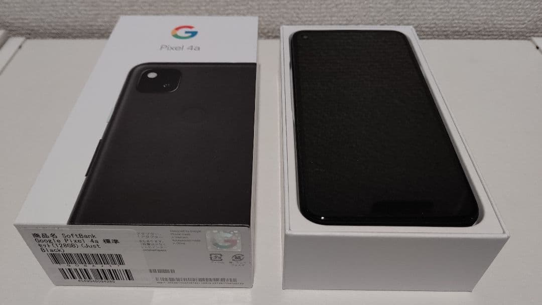 スマートフォン本体 Google Pixel 4a JustBlack 128 GB