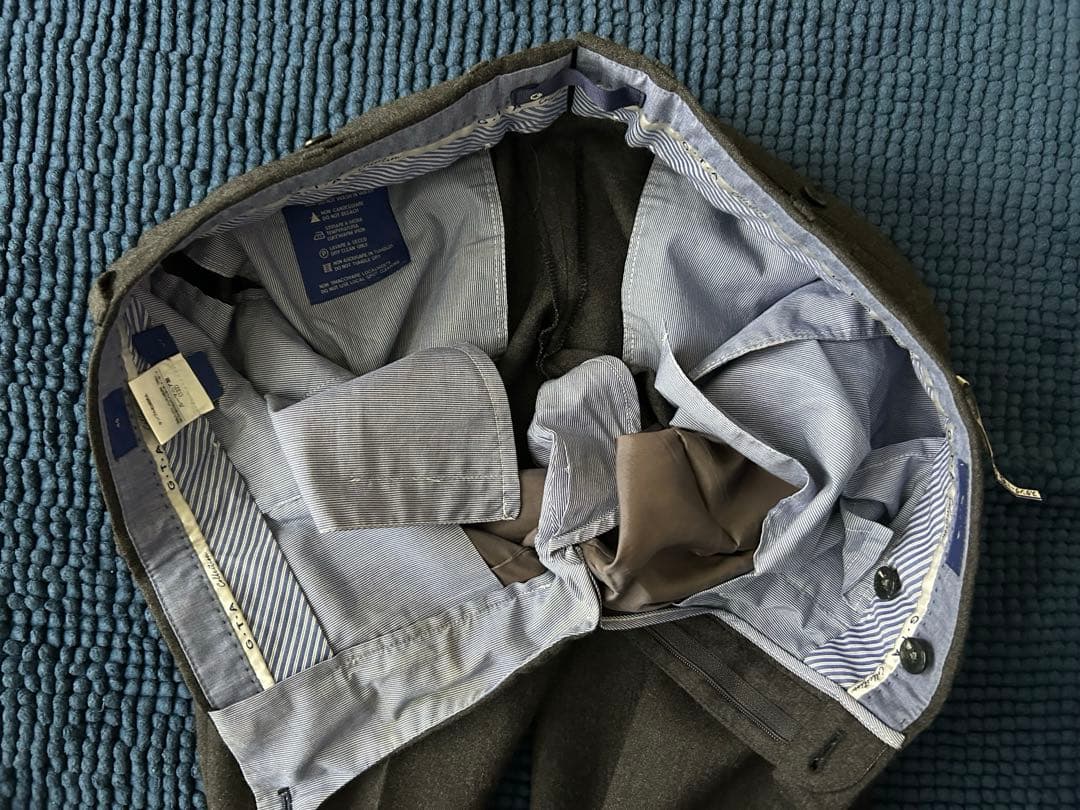 G.T.A. ドレスパンツ　チャコールグレー　48