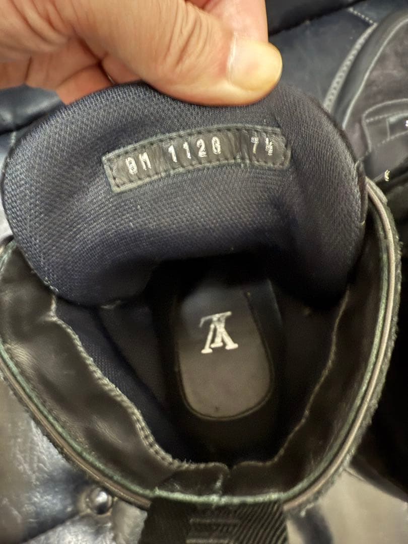 激安名作❗️ルイヴィトン　レザー×スウェード×チェーンブーツ