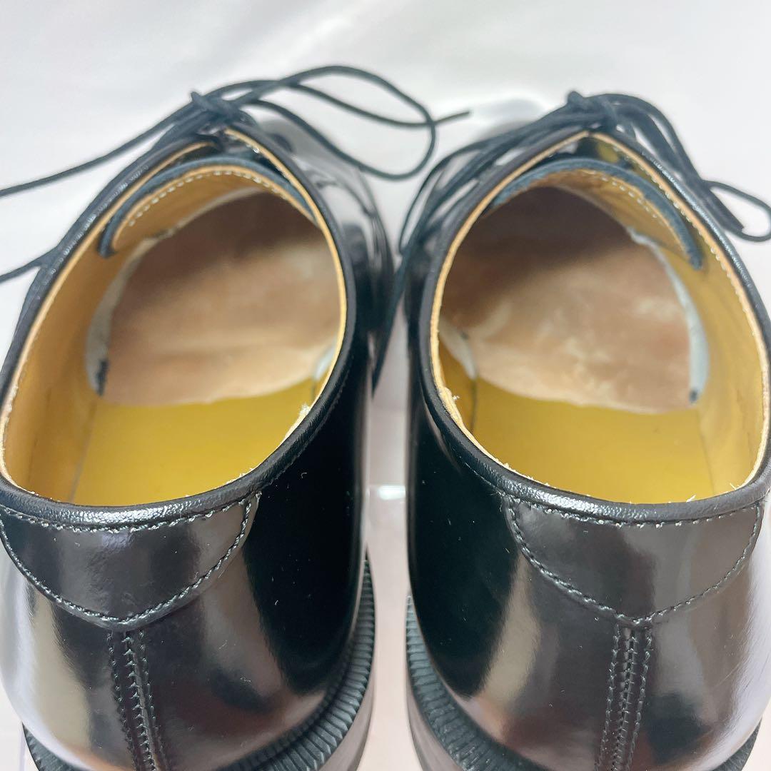 【美品】REGAL プレーントゥ ガラスレザー 2504 ブラック 26EE