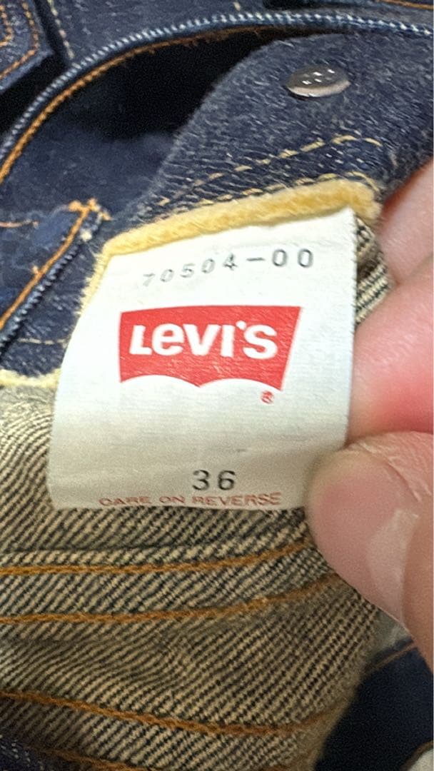 日本製LEVI'S 70504デニムジャケット サイズ36
