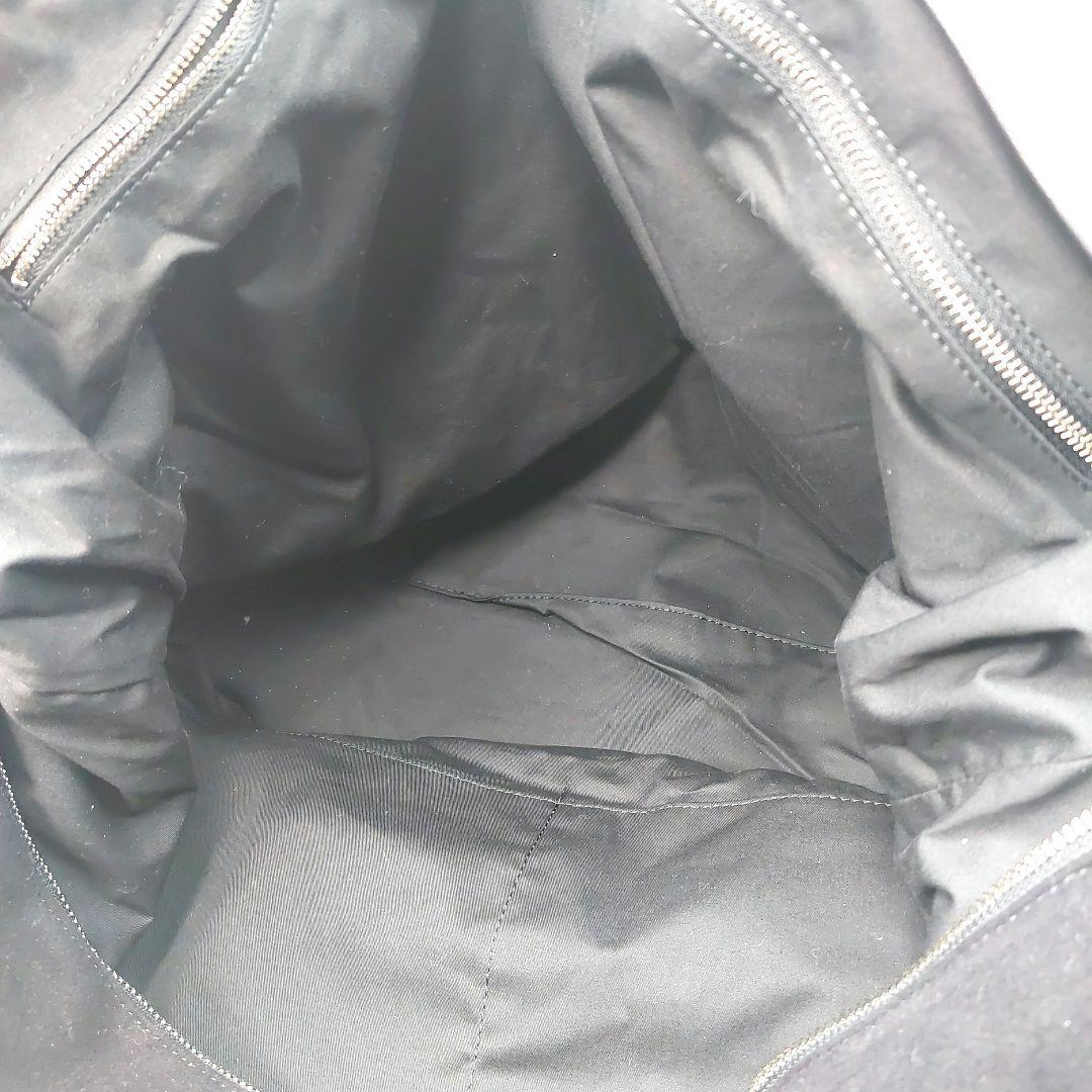 マーガレットハウエル　ボストンバッグ　トートバッグ　スウェード　レザー　ブラック