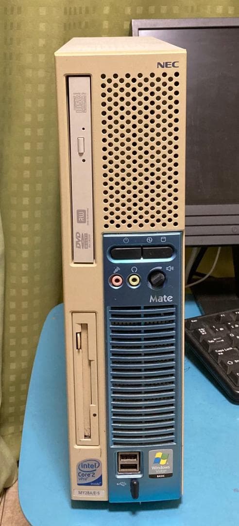 NECパソコン　フルセット　液晶　キーボード　マウス　取説　リカバリCDなど