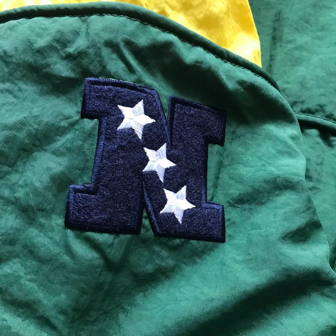 90s NUTMEG NFL グリーンベイパッカーズ ナイロンジャケット 中綿