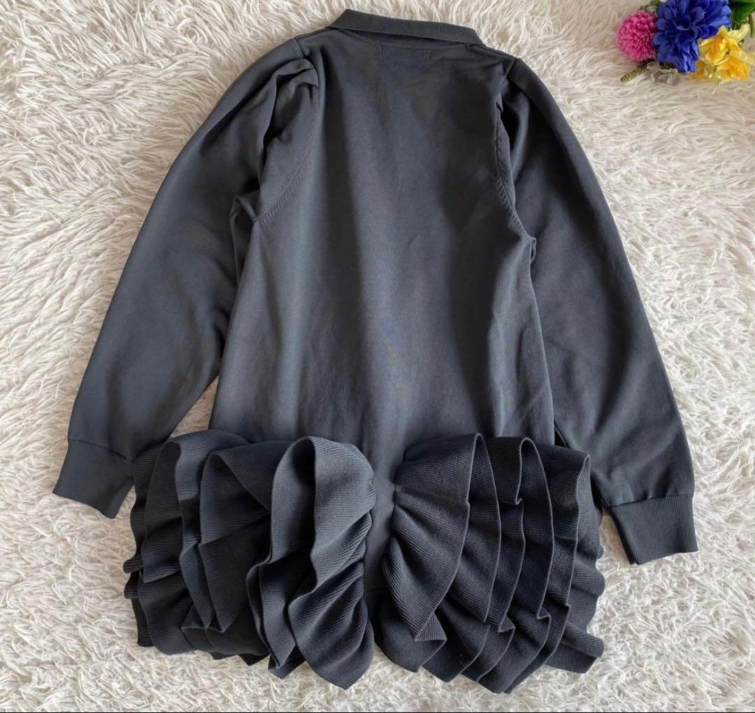 ワンピース hiand Ruffled-Hem Polo Dress [HI-033]